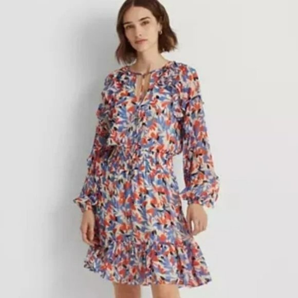 Lauren Ralph Lauren Women's  Fit - And - Flare Dress - Picture 4 of 17